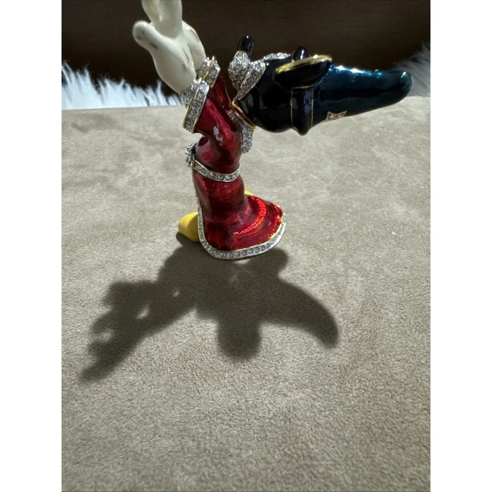 Disney Arribas Brothers Swarovski® Crystal Sorcerer Mickey Jeweled Sm Figurine
